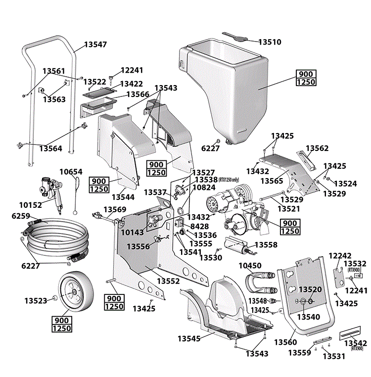Graco Texspray Replacement Parts