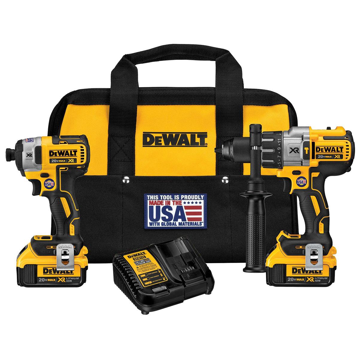 DeWalt 20V MAX XR® Hammerdrill Impact Driver Combo Kit DCK299M2