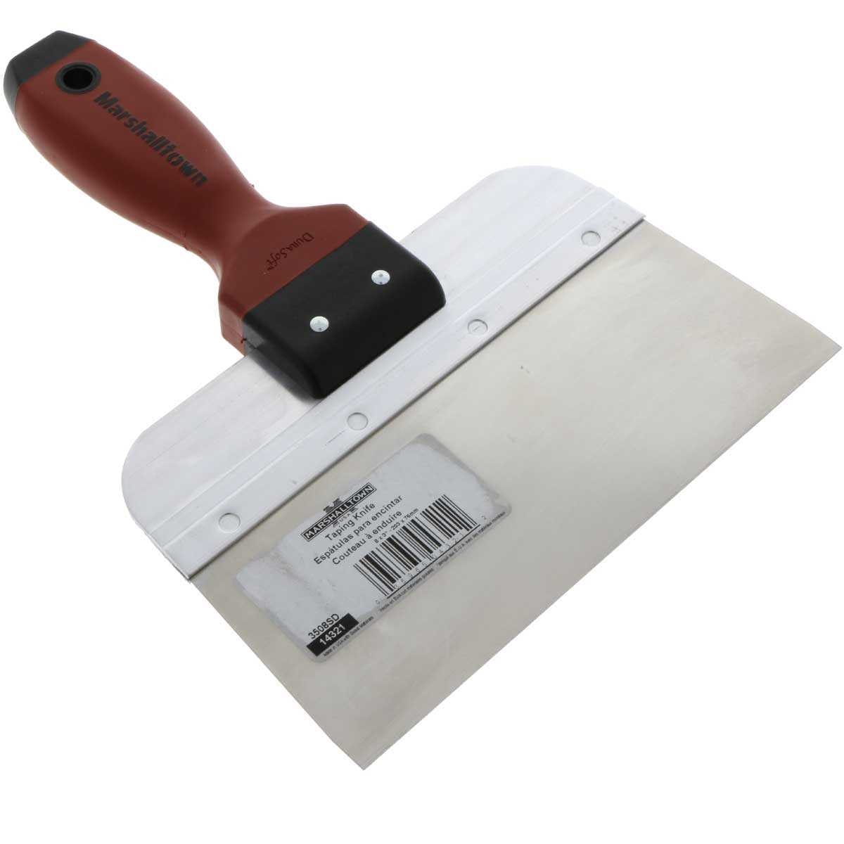 Marshalltown Taping Couteau en Acier Inoxydable 8/" X 3/" Durasoft poignée-M3508SD