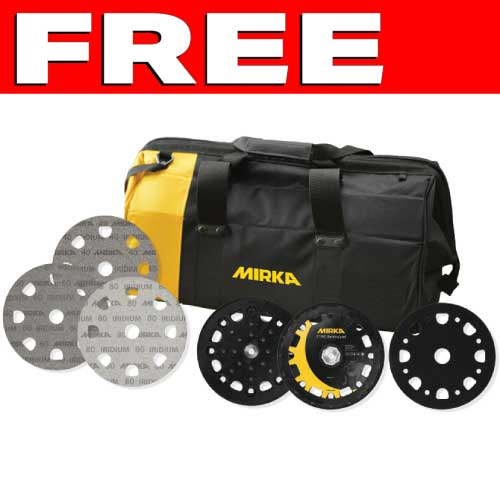 FREE Mirka Sanding Supply Pack